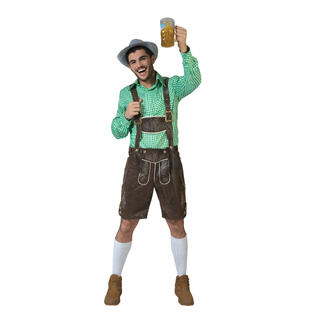Lederhosen - Oktoberfest - Anton 1 Shorts med seler