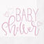 Servietter - Baby Shower Pink Hearts 33cm - 16pk