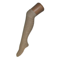 Sokker - Lange - Beige 1 Par - 53cm Str 36-44