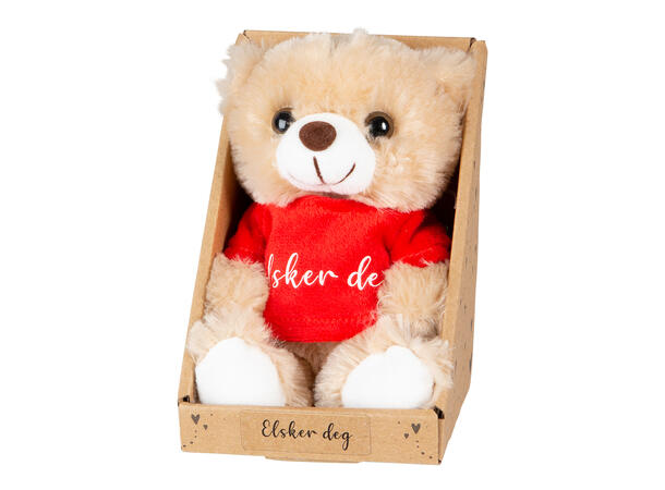 Teddybjørn - "Elsker deg" 1 Teddybjørn - 15cm