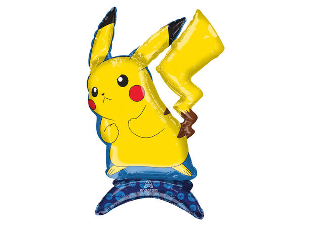 3D-ballong - Pikachu 1 Folieballong for luft - 45x60cm