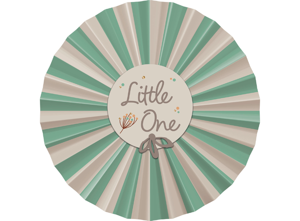 Blooming Baby 3 Papirvifter i papir - 35cm/25cm 