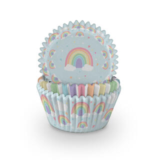 Cupcakeformer - Pastel Rainbow 3.2x4.8cm - 75pk