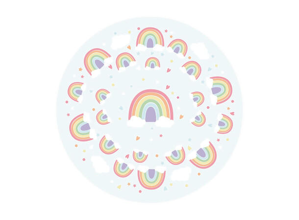 Cupcakeformer - Pastel Rainbow 3.2x4.8cm - 75pk