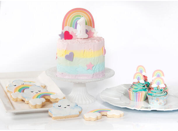 Cupcakeformer - Pastel Rainbow 3.2x4.8cm - 75pk