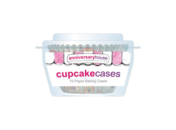 Cupcakeformer - Pastel Rainbow 3.2x4.8cm - 75pk