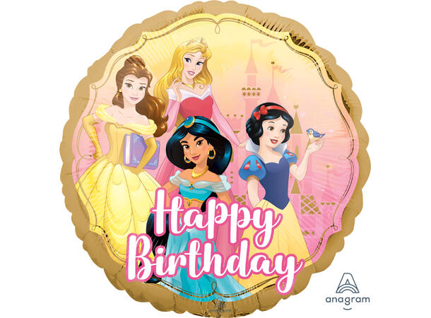 Disney Prinsesse 1 Folieballong - Rund - 18" (43cm)