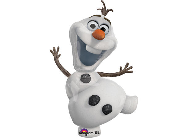 Frozen Olaf - 3D helfigur 1 Folieballong med form - 58x104cm