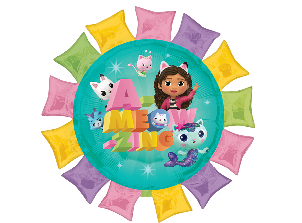 Gabby's Dollhouse 1 Folieballong med form - 68x68cm