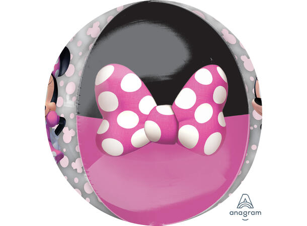 Minnie Mouse Forever 1 Ballongball - ORBZ - 38x40cm 