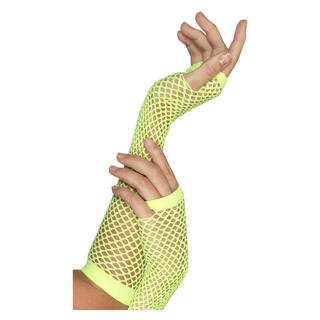 Nettinghansker - Neon gul 1 par - onesize