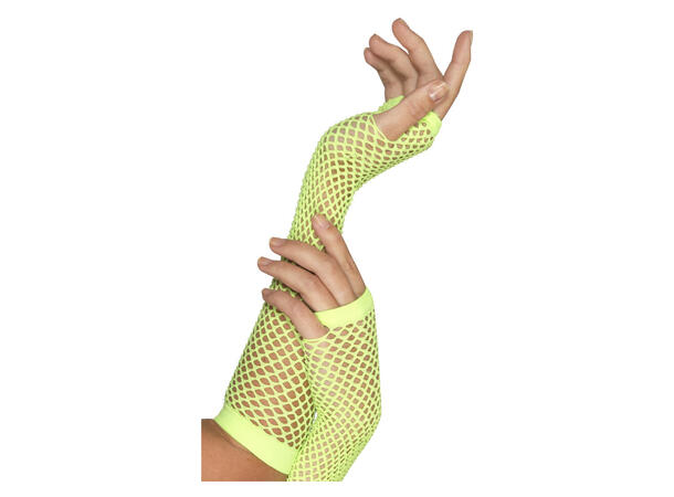 Nettinghansker - Neon gul 1 par - onesize