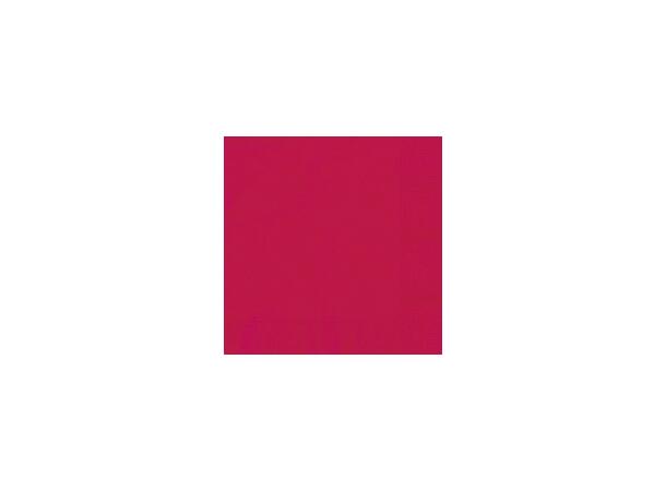 Papirservietter - Rød 25.4x25.4cm - 20pk