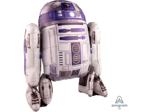 R2-D2 - 3D helfigur 1 Folieballong med form - 86x96cm 
