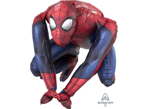 Spider-Man - Sittendde helfigur 1 Folieballong med form - 38x38cm 