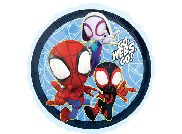 Spidey & His Amazing Friends 1 Folieballong - Rund - 18" (43cm)