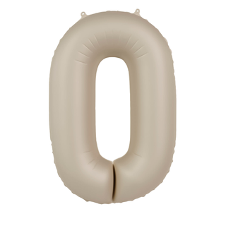 Tallballong - Creamy Latte 0 1 Folieballong - 86cm (34")
