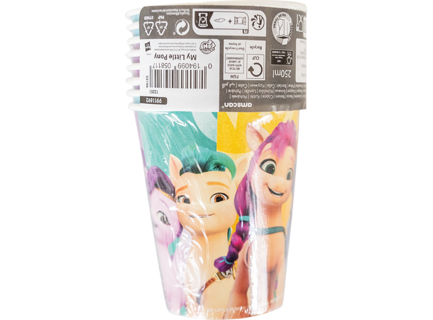 Tallerkener - My Little Pony - Papp 18cm - 8pk