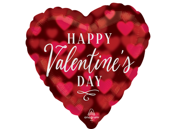 Valentines Day - Romantic Glow 1 Folieballong - Rund - 18" (43cm) 