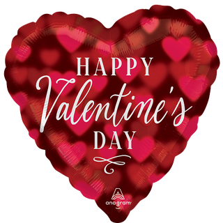 Valentines Day - Romantic Glow 1 Folieballong - Rund - 18" (43cm)