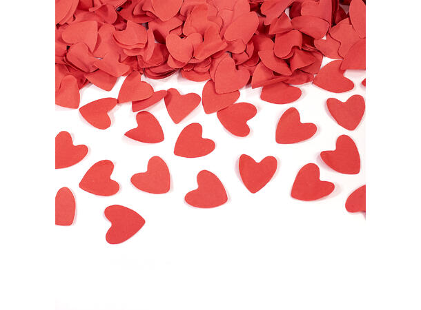 Konfettikanon - Røde Hjerter i papir 1 konfettikanon - 60cm