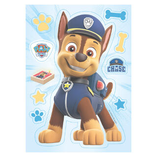 Paw patrol - Chase 1 spiselig kakeskilt - 15x21cm