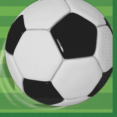 Servietter - Fotball 33x33cm - 16pk