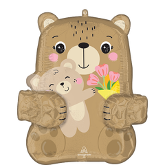 Bear Hugs 1 Folieballong med form - 50x60cm