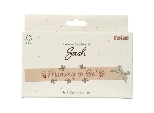 Blooming Baby 1 Magebånd i papir - 1,5m 
