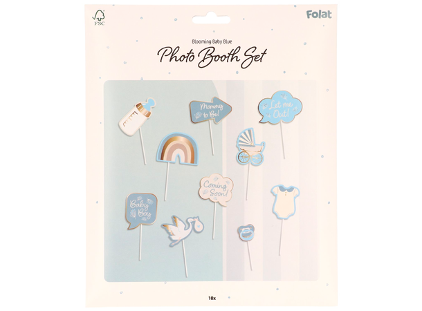 Blooming Baby Boy 10 Photoprops i papir 