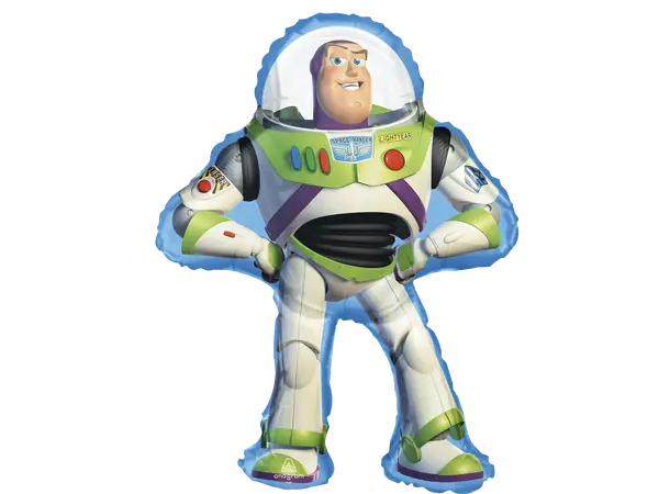 Buzz Lightyear - 3D helfigur 1 Folieballong med form - 61x89cm 