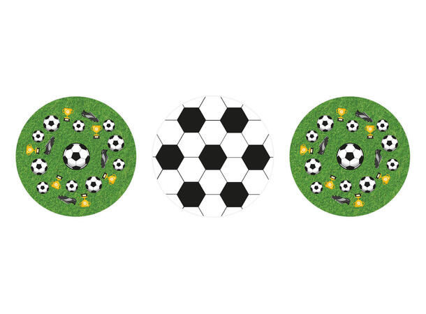 Cupcakeformer - Fotball 3.2x4.8cm - 75pk 