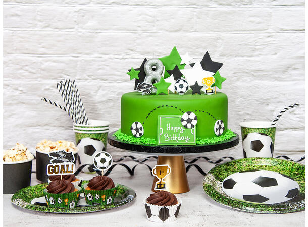 Cupcakeformer - Fotball 3.2x4.8cm - 75pk 