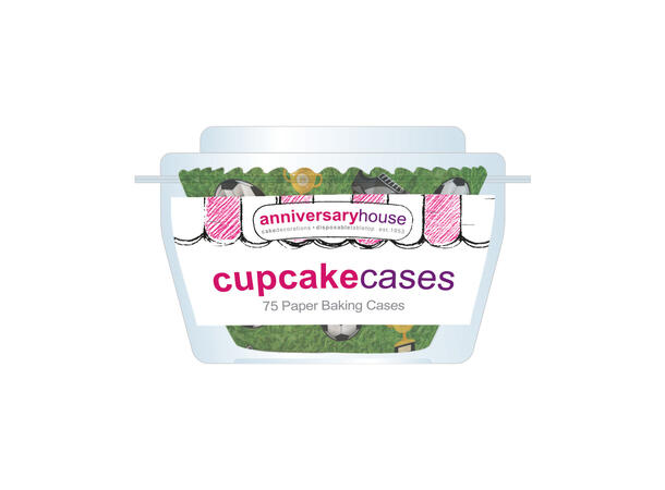 Cupcakeformer - Fotball 3.2x4.8cm - 75pk 