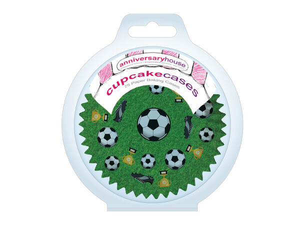 Cupcakeformer - Fotball 3.2x4.8cm - 75pk 