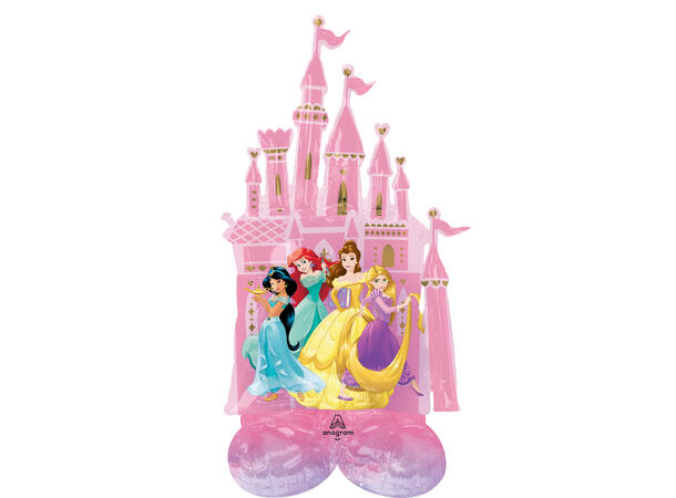 Disney Prinsesseslott - 3D figur 1 Folieballong med form - 66x134cm 