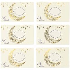 Eid Mubarak 6 klistremerker - Buble soap Stickers