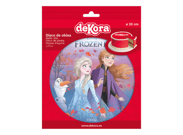 Frozen II - Høst 1 spiselig kakeskilt - 20cm