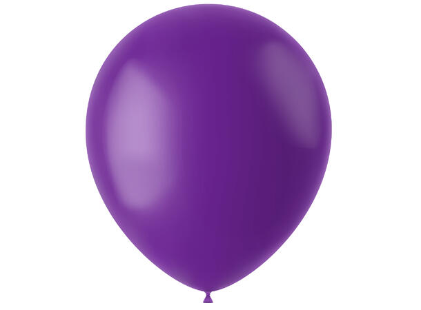 Gummiballonger - Orchid Purple  Matt 50 Gummiballonger - 33cm (13")