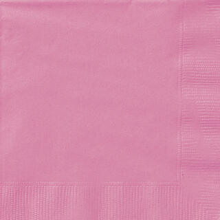 Papirservietter - Rosa 25.4x25.4m - 20pk