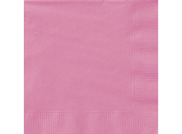Papirservietter - Rosa 25.4x25.4m - 20pk