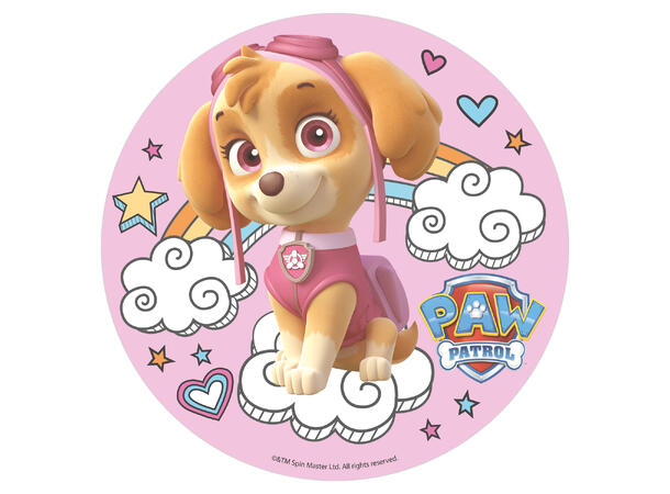 Paw Patrol - Skye 1 spiselig kakeskilt - 20cm