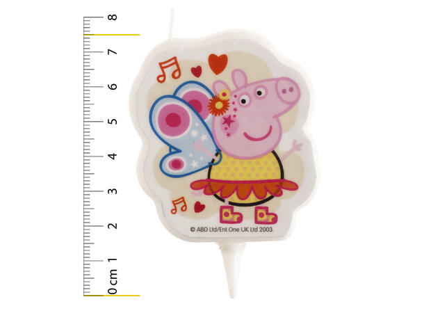 Peppa Gris 2D - kakelys 1 Kakelys på pinne - 7,5cm 