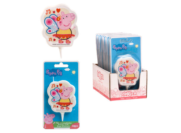 Peppa Gris 2D - kakelys 1 Kakelys på pinne - 7,5cm 