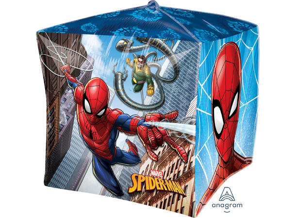 Spider-Man - Ballongkube 1 Folieballong Cubez - 38x38cm 