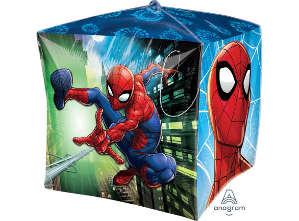 Spider-Man - Ballongkube 1 Folieballong Cubez - 38x38cm 