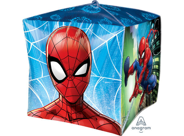Spider-Man - Ballongkube 1 Folieballong Cubez - 38x38cm 