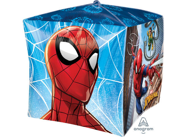 Spider-Man - Ballongkube 1 Folieballong Cubez - 38x38cm 