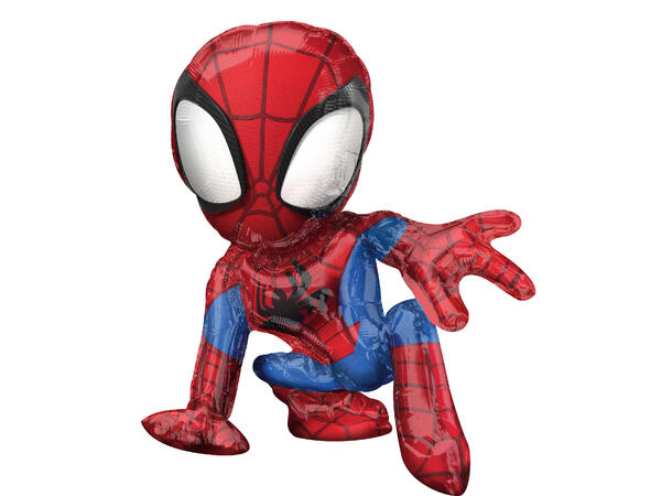 Spidey - 3D helfigur 1 Folieballong med form - 33x40cm 