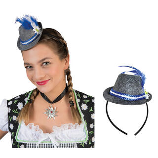 Hatt, Tyrol - Oktoberfest - Mini 1 Minihatt på tiara
